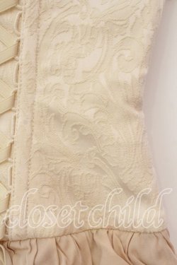 画像3: Sheglit / ジャガードレースコルセット M アイボリー O-25-12-15-044-EL-ZA-OW-OS