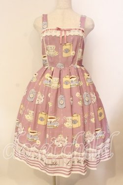 画像1: axes femme kawaii / ティータイムジャンスカ M ピンク O-25-12-15-047-AX-OP-OW-OS