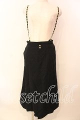 axes femme / チェーンサスマーメイド風スカート  クロ O-25-12-15-006-AX-SK-IG-OS