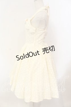 画像3: Innocent World / フラワー刺繍ジャンパースカート  生成り O-25-12-15-049-IW-OP-IG-OS