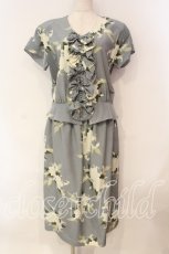 画像1: INGEBORG / ドット花柄セットアップ  グリーン O-25-12-15-050-LO-OP-OW-ZT502 (1)