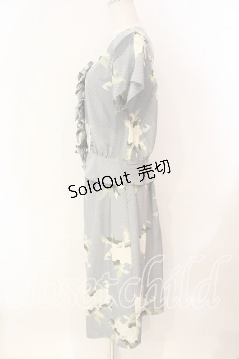 画像3: INGEBORG / ドット花柄セットアップ  グリーン O-25-12-15-050-LO-OP-OW-ZT502 (3)