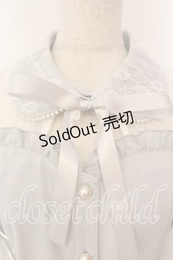 画像2: Secret Honey / ビスチェ切替長袖セットアップ  サックス O-25-12-15-051-CA-OP-OW-OS