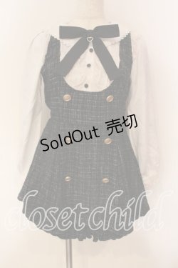 画像1: LIZ LISA / ツイードセットアップ  クロ O-25-12-15-052-LO-OP-OW-OS