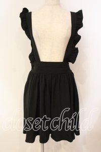 Ank Rouge / フリルサス付きスカート M クロ O-25-12-15-054-CA-SK-OW-OS