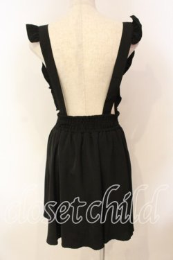 画像2: Ank Rouge / フリルサス付きスカート M クロ O-25-12-15-054-CA-SK-OW-OS