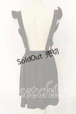 画像2: Ank Rouge / フリルサス付きスカート M クロ O-25-12-15-054-CA-SK-OW-ZT523