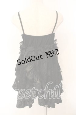 画像4: Qutie Frash / クモメッシュベビードール  ブラック O-25-12-15-055-QU-OP-OW-OS