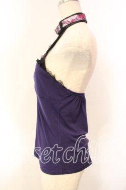 画像3: Qutie Frash / ベルト付きホルターキャミ  パープル O-25-12-15-058-QU-TO-OW-OS