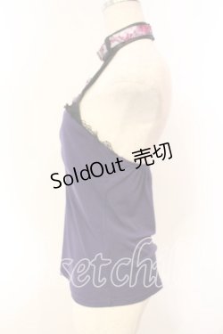 画像3: Qutie Frash / ベルト付きホルターキャミ  パープル O-25-12-15-058-QU-TO-OW-OS