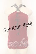 Qutie Frash / リボンホルターキャミ  レッド O-25-12-15-059-QU-TO-OW-ZI