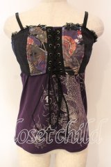 Qutie Frash / コルセットキャミソール  パープル O-25-12-15-060-QU-TO-OW-OS