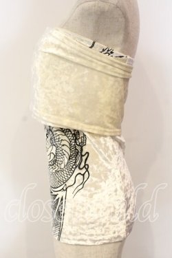 画像2: Qutie Frash / ベロアサラシトップス  ホワイト O-25-12-15-061-QU-TO-OW-OS