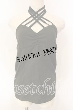 画像1: Qutie Frash / ドラゴンptクロスキャミ  カーキグリーン O-25-12-15-063-QU-TO-OW-OS