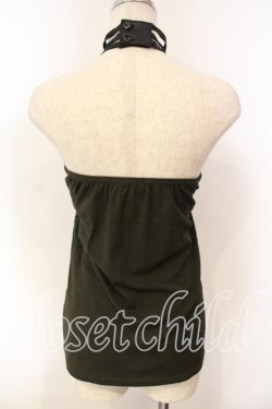 画像4: Qutie Frash / ドラゴンptクロスキャミ  カーキグリーン O-25-12-15-063-QU-TO-OW-OS