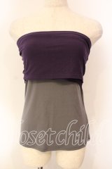 Qutie Frash / サラシトップス  パープル O-25-12-15-066-QU-TO-OW-OS