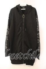 NieR Clothing / 【裏地防寒フリースZIP OUTER】 パーカー  ブラック O-25-12-15-071-PU-TO-IG-OS