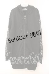 NieR Clothing / 【裏地防寒フリースZIP OUTER】 パーカー  ブラック O-25-12-15-071-PU-TO-IG-OS