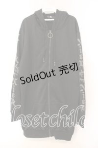 NieR Clothing / 【裏地防寒フリースZIP OUTER】 パーカー  ブラック O-25-12-15-071-PU-TO-IG-OS