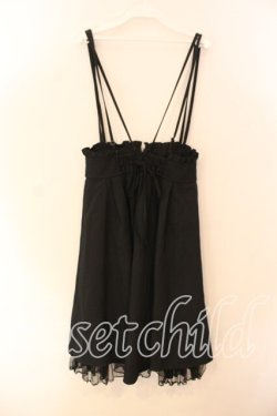 画像2: axes femme / サス付フロントファスナースカート  クロ O-25-12-15-010-AX-SK-IG-OS