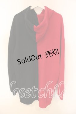 画像2: NieR CLOTHING / 防寒TWO-TONEプルオーバー【RED×BLACK】  レッド×ブラック O-25-12-15-073-PU-TO-IG-ZT519