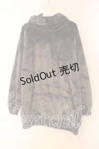 NieR Clothing / DARK GRAYパーカー《全刺繍DESIGN》  グレー O-25-12-15-075-PU-TO-IG-OS