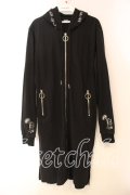 NieR Clothing / ジップパーカーワンピース  ブラック O-25-12-15-078-PU-OP-IG-OS