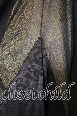 画像5: Qutie Frash / バックメッシュ着物カーディガン  ブラック O-25-12-15-083-QU-TO-OW-OS