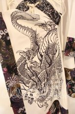 画像2: Qutie Frash / 抜き襟カーディガン  ホワイト×パープル O-25-12-15-084-QU-TO-OW-OS (2)