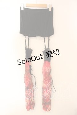 画像1: Qutie Frash / 和柄レッグパンツ  ピンク O-25-12-15-086-QU-PA-OW-OS