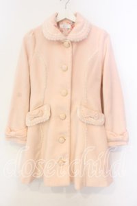 DearMyLove / バックティアード丸襟コート M ピンク O-25-12-15-013-EL-CO-OW-OS