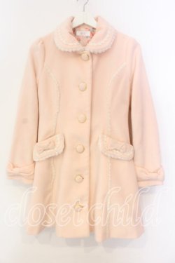 画像1: DearMyLove / バックティアード丸襟コート M ピンク O-25-12-15-013-EL-CO-OW-OS