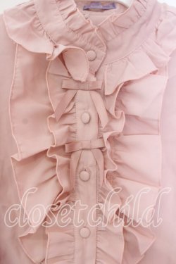 画像2: axes femme kawaii / スタンドフリルブラウス  ピンク O-25-12-15-002-AX-BL-IG-OS