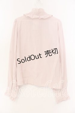 画像3: axes femme Kawaii / スタンドフリルブラウス  ピンク O-25-12-15-002-AX-BL-IG-OS