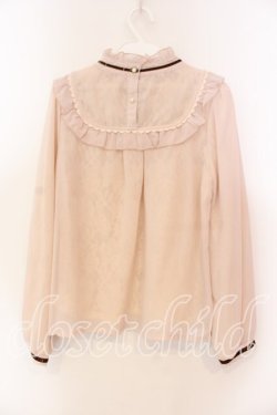 画像2: axes femme POETIQUE / 内レースブラウス M アイボリー O-25-12-15-021-AX-BL-OW-OS