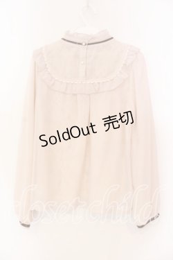 画像2: axes femme POETIQUE / 内レースブラウス M アイボリー O-25-12-15-021-AX-BL-OW-OS