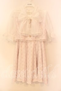 Rojita / BIGリボンRJモノグラムワンピース F ピンク O-25-12-15-023-LO-OP-OW-OS