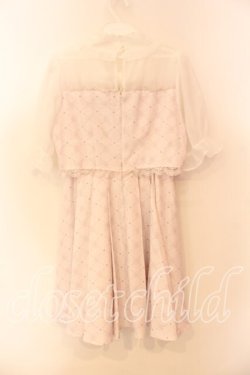 画像3: Rojita / BIGリボンRJモノグラムワンピース F ピンク O-25-12-15-023-LO-OP-OW-OS