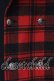 画像2: JURY BLACK / チェック切り替えコート M ブラック×レッド O-25-12-15-025-GL-CO-OW-OS (2)
