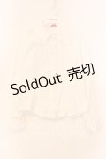 BABY,THE STARS SHINE BRIGHT / 王冠レースの袖ピンタックブラウス  シロ O-25-12-15-026-BA-BL-IG-OS