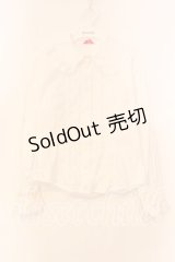 BABY,THE STARS SHINE BRIGHT / 王冠レースの袖ピンタックブラウス  シロ O-25-12-15-026-BA-BL-IG-OS