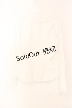 画像4: BABY,THE STARS SHINE BRIGHT / 王冠レースの袖ピンタックブラウス  シロ O-25-12-15-026-BA-BL-IG-OS