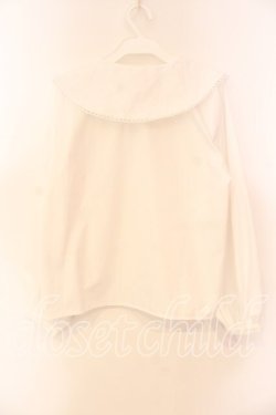 画像3: merry jenny / ピコレースリボンブラウス  シロ O-25-12-15-027-LO-BL-IG-OS