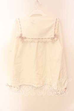 画像4: LIZ LISA / ダブルリボンブラウス  シロ×ピンク O-25-12-15-028-LO-BL-OW-OS