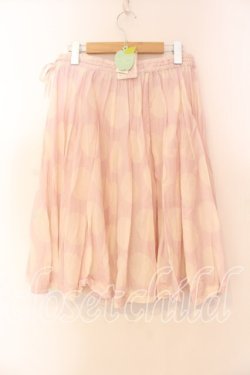 画像2: Franche Lippee / 水玉プリーツスカート  ピンク O-25-12-15-029-LO-SK-IG-OS