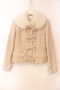 PINK HOUSE / ファー使いファンシーツイードジャケット M ピンクミックス系 O-25-12-15-030-LO-JA-OW-OS