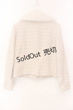 画像5: PINK HOUSE / ファー使いファンシーツイードジャケット M ピンクミックス系 O-25-12-15-030-LO-JA-OW-OS