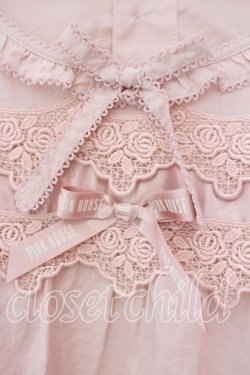 画像2: PINK HOUSE / ケミカルレース使いブラウス  ピンク O-25-12-15-032-LO-BL-OW-OS