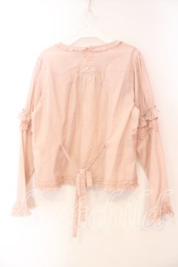 画像5: PINK HOUSE / ケミカルレース使いブラウス  ピンク O-25-12-15-032-LO-BL-OW-OS