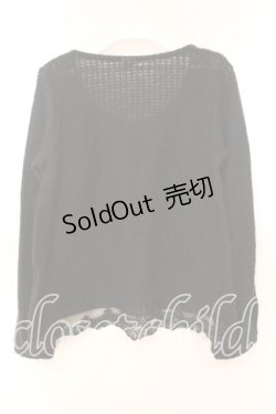 画像2: axes femme / 3つリボンニット  クロ O-25-12-16-038-AX-TO-IG-OS